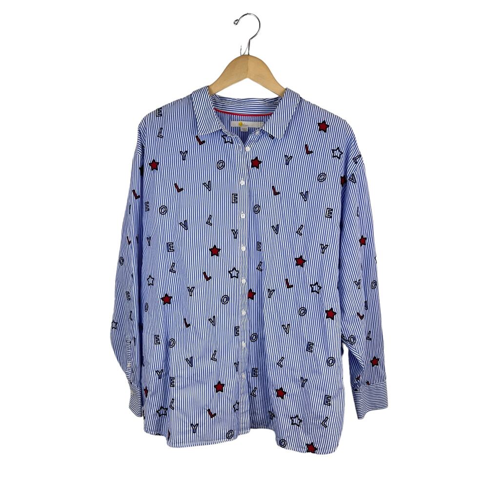 Boden Lovely Embroidered Shirt